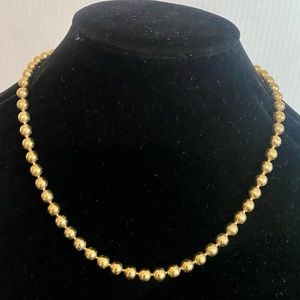 Gold Beaded Necklace